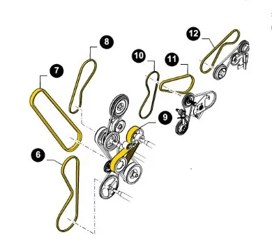 87739437 - Ремень привода битера 1480мм CSX, CX6 сн после 628